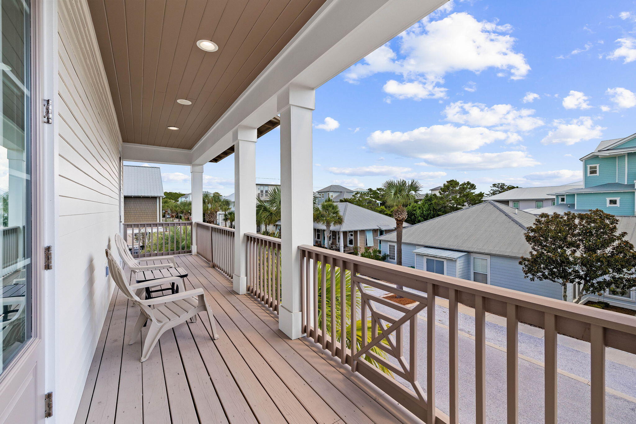 342 Beach Bike Way Inlet Beach Inlet Beach, FL 32461 - Photo 35 of 86 a view of a balcony with wooden floor