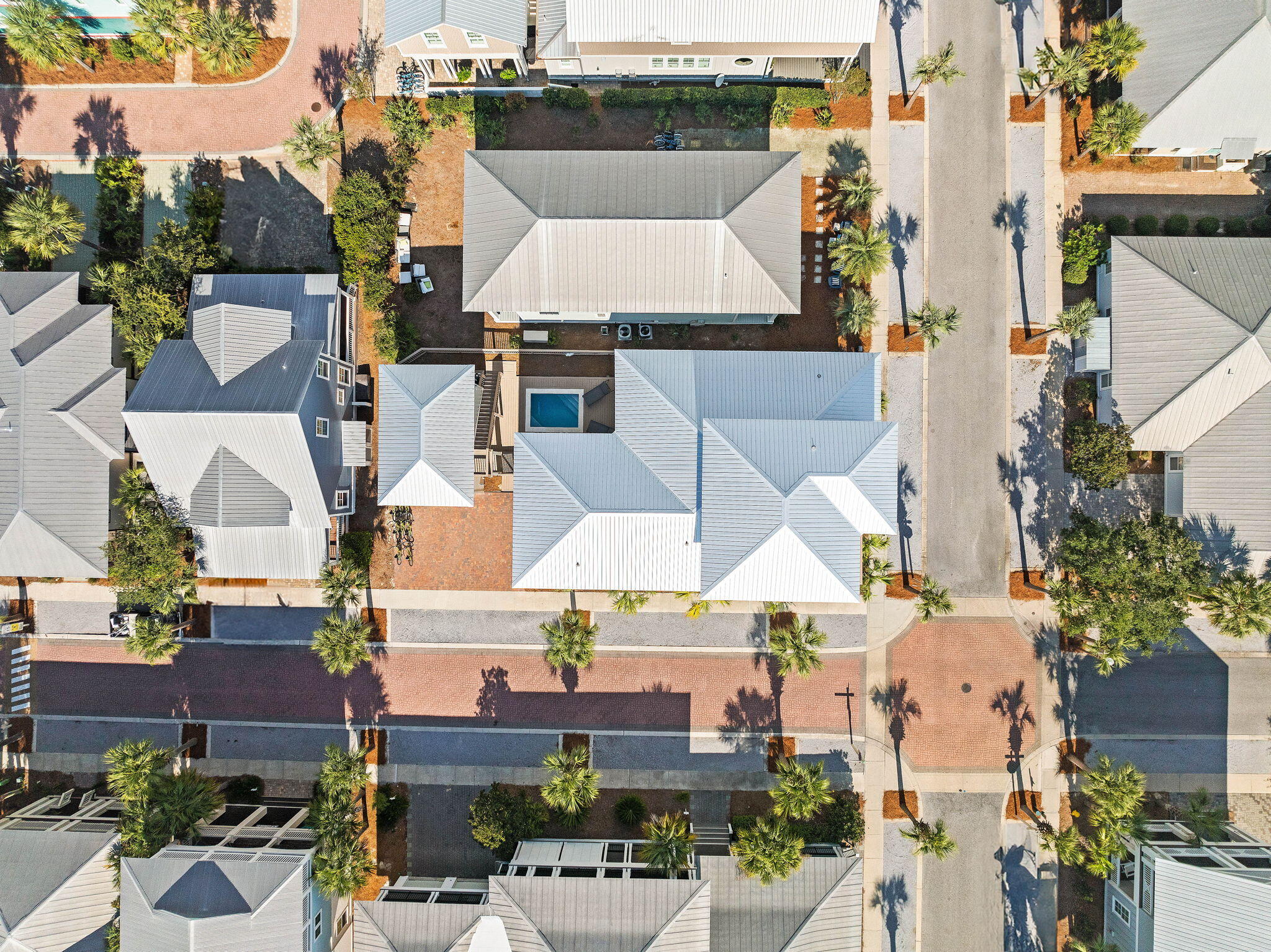 342 Beach Bike Way Inlet Beach Inlet Beach, FL 32461 - Photo 65 of 86 an aerial view of residential houses with outdoor space and parking