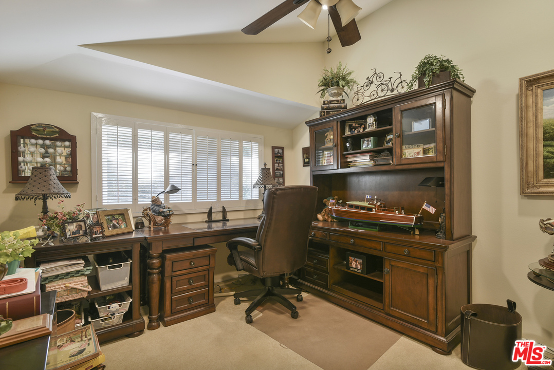 4875 Patrae Street Los Angeles, CA 90066 - Photo 18 of 23 a view of a workspace with furniture and a window