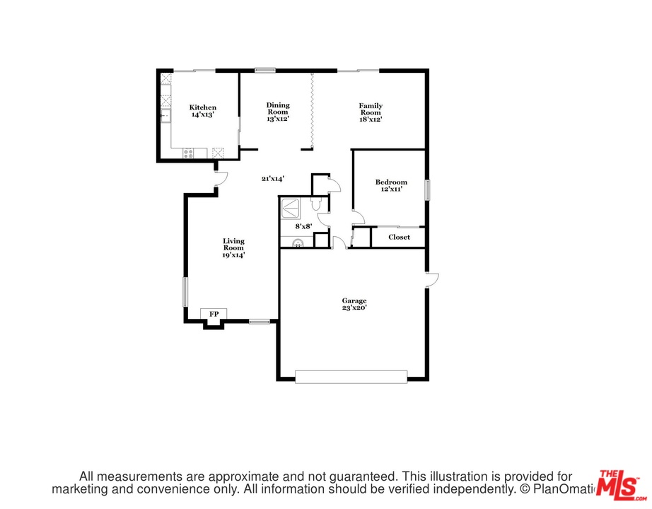 4875 Patrae Street Los Angeles, CA 90066 - Photo 3 of 23 a picture of a floor plan