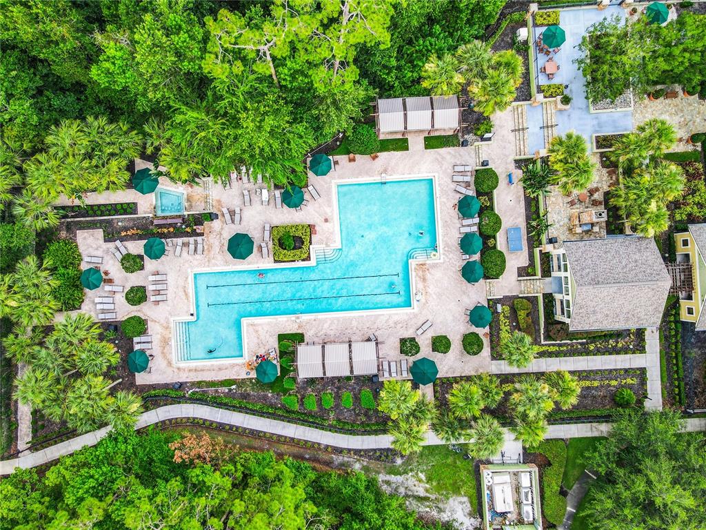 1442 Stickley Avenue Celebration, FL 34747 - Photo 45 of 46 an aerial view of a house with outdoor space and street view