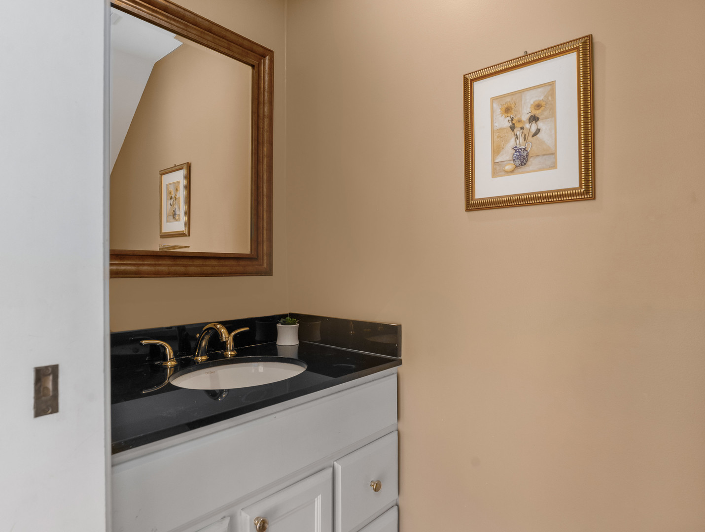 471 River Bend Road, Unit 107 Naperville, IL 60540 - Photo 14 of 31 a bathroom with a sink and a mirror