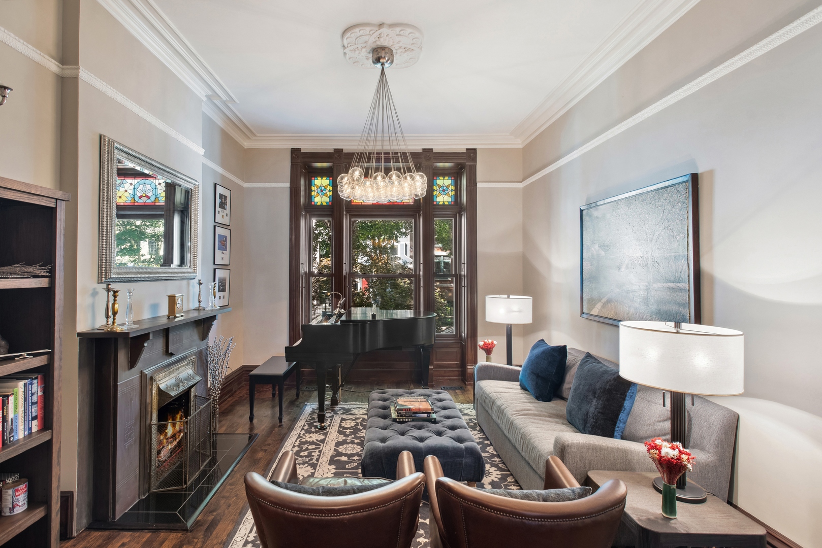 2511 North Burling Street Chicago, IL 60614 - Photo 2 of 37 a living room with furniture and a window