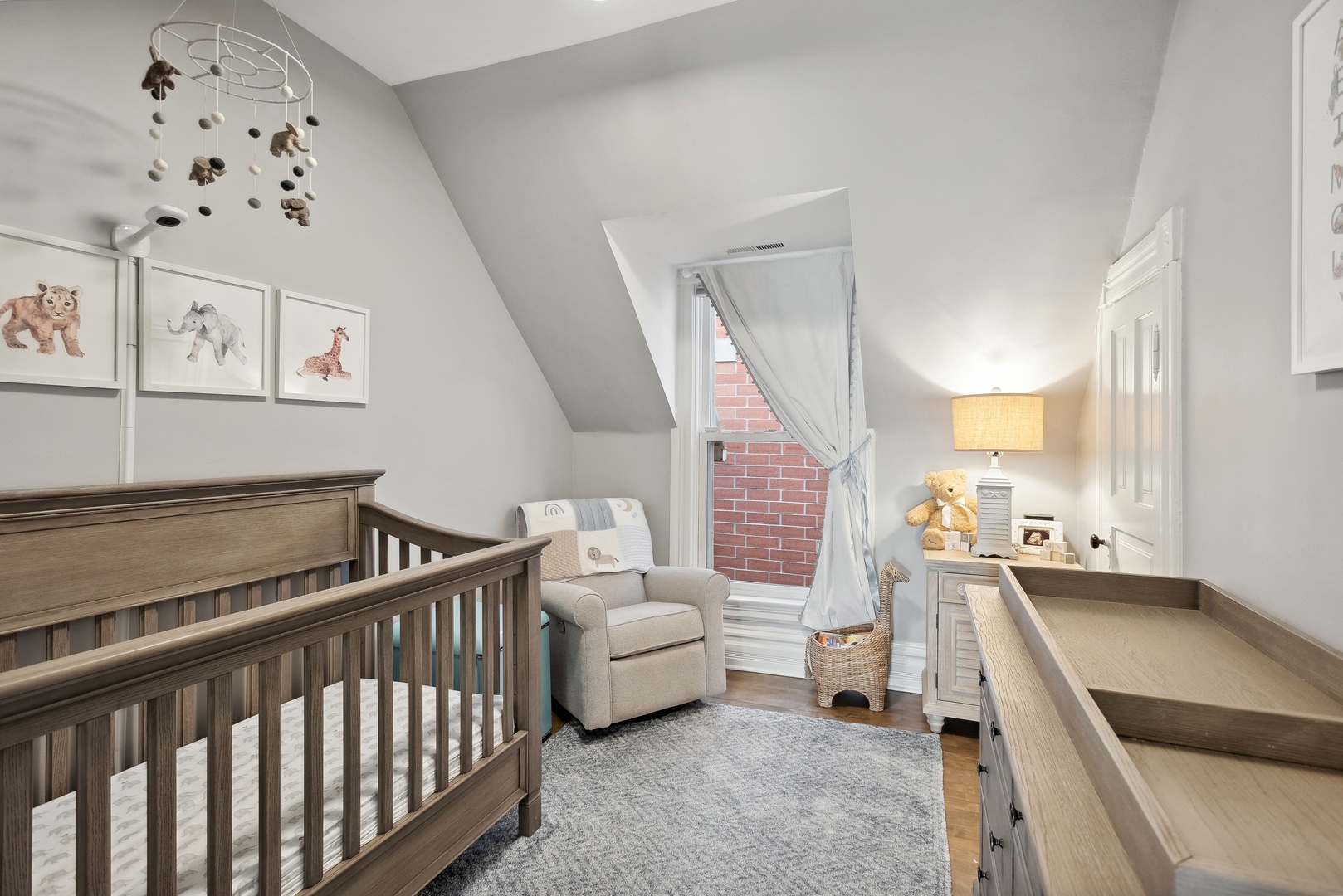 2511 North Burling Street Chicago, IL 60614 - Photo 24 of 37 a living room with furniture and a flat screen tv