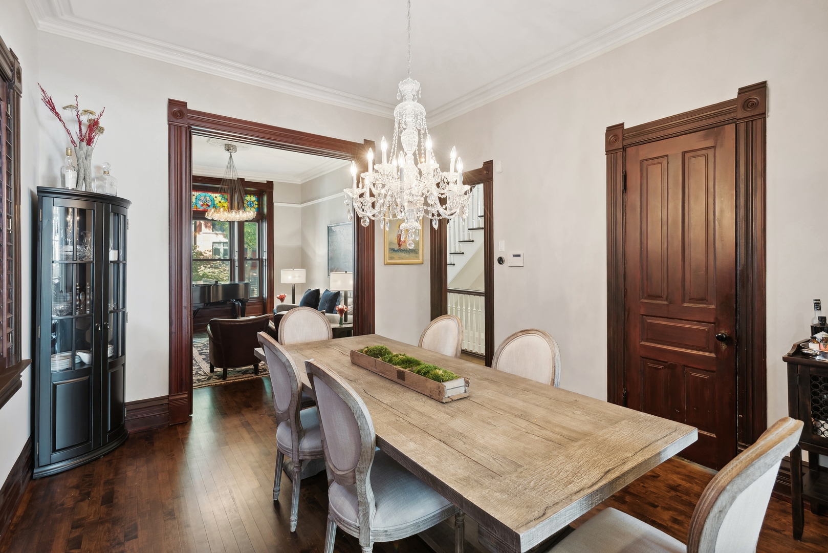 2511 North Burling Street Chicago, IL 60614 - Photo 5 of 37 a view of a dining room with furniture window and wooden floor