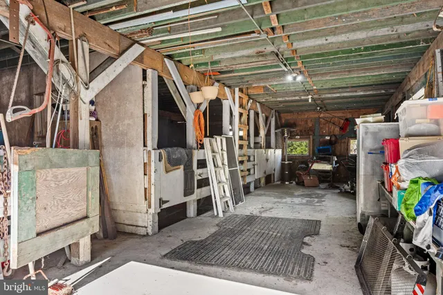 a view of storage and utility room