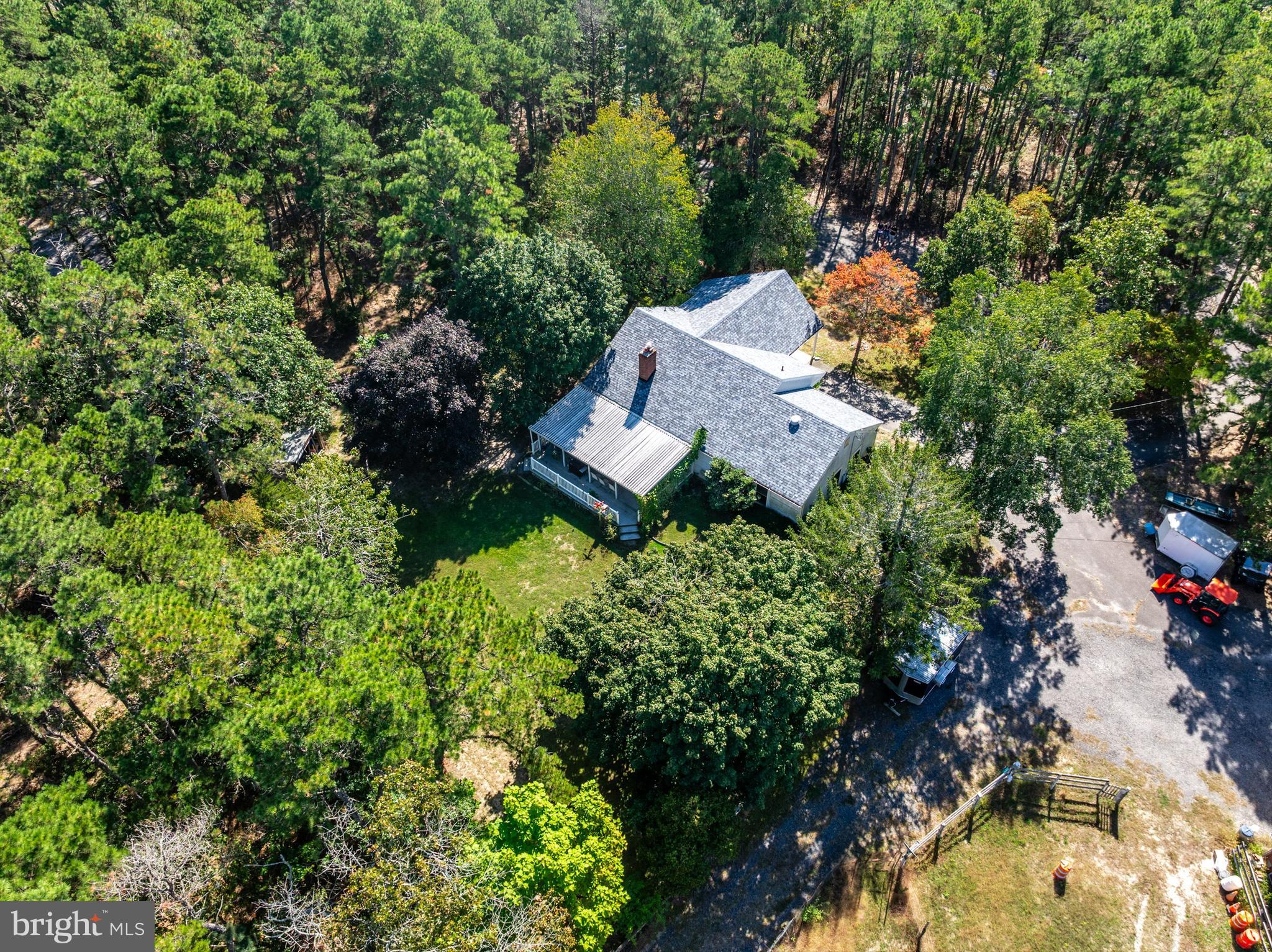 25 Panama Road Chatsworth, NJ 08019 - Photo 43 of 50 an aerial view of a house with a garden