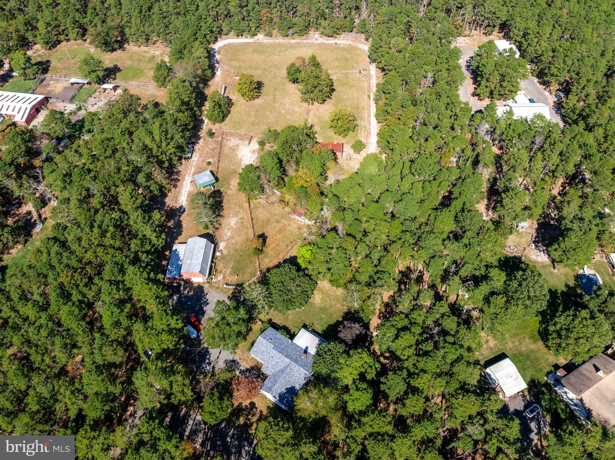 25 Panama Road Chatsworth, NJ 08019 - Photo 48 of 50 an aerial view of a house with a yard and garden