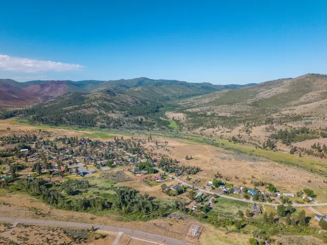 a view of lake and mountain