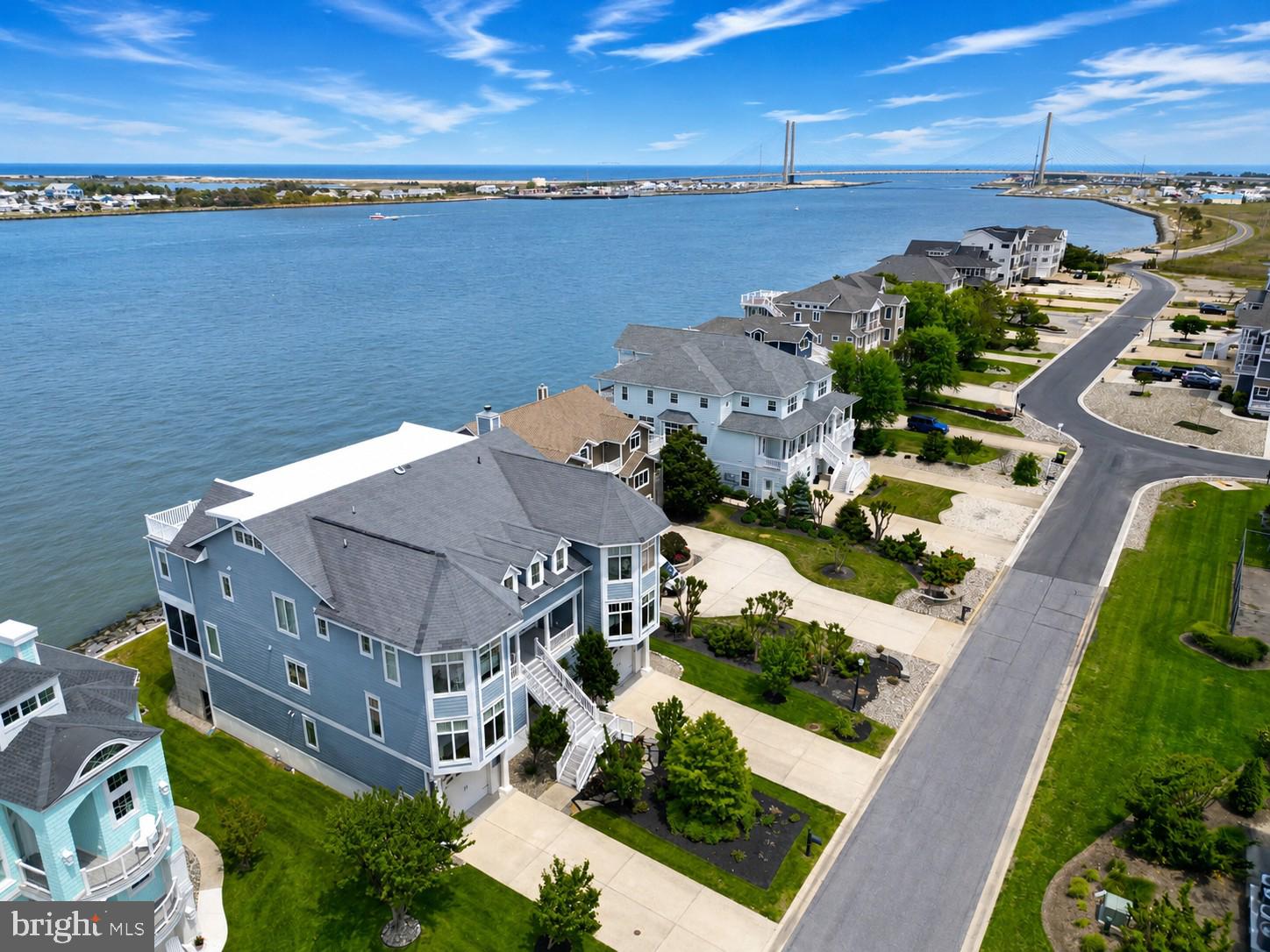 35 Inlet View Court Bethany Beach, DE 19930 - Photo 2 of 74 an aerial view of a house with a ocean view