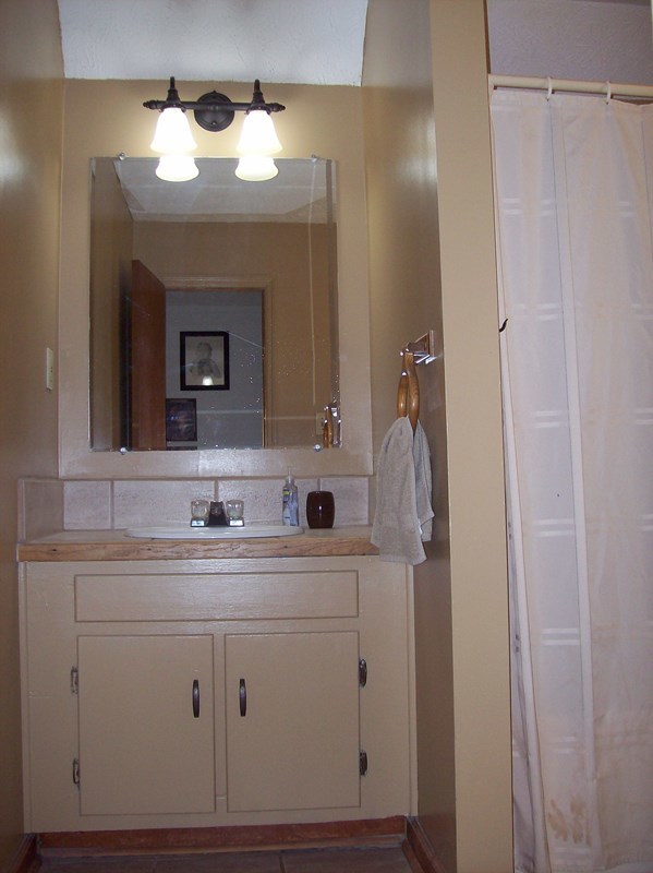 396 Buck Road Gray, GA 31032 - Photo 17 of 36 a bathroom with a sink vanity and mirror