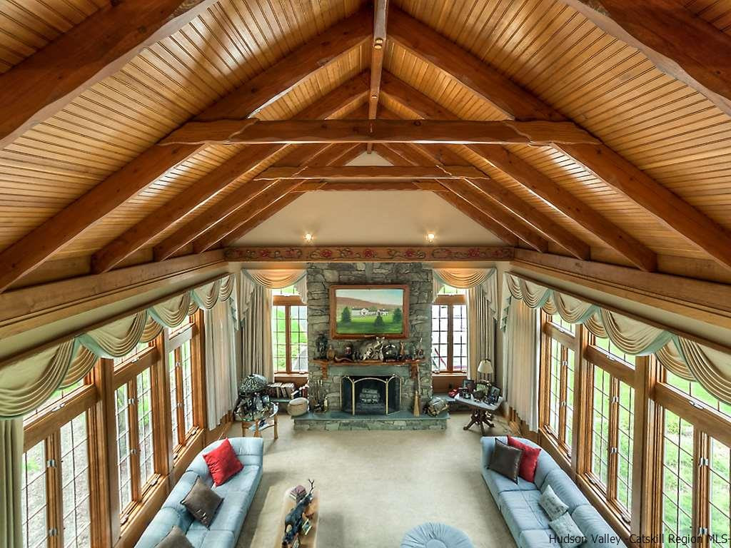 47 Saddleback Ridge Road Wallkill, NY 12589 - Photo 11 of 32 a view of living room with furniture and floor to ceiling window