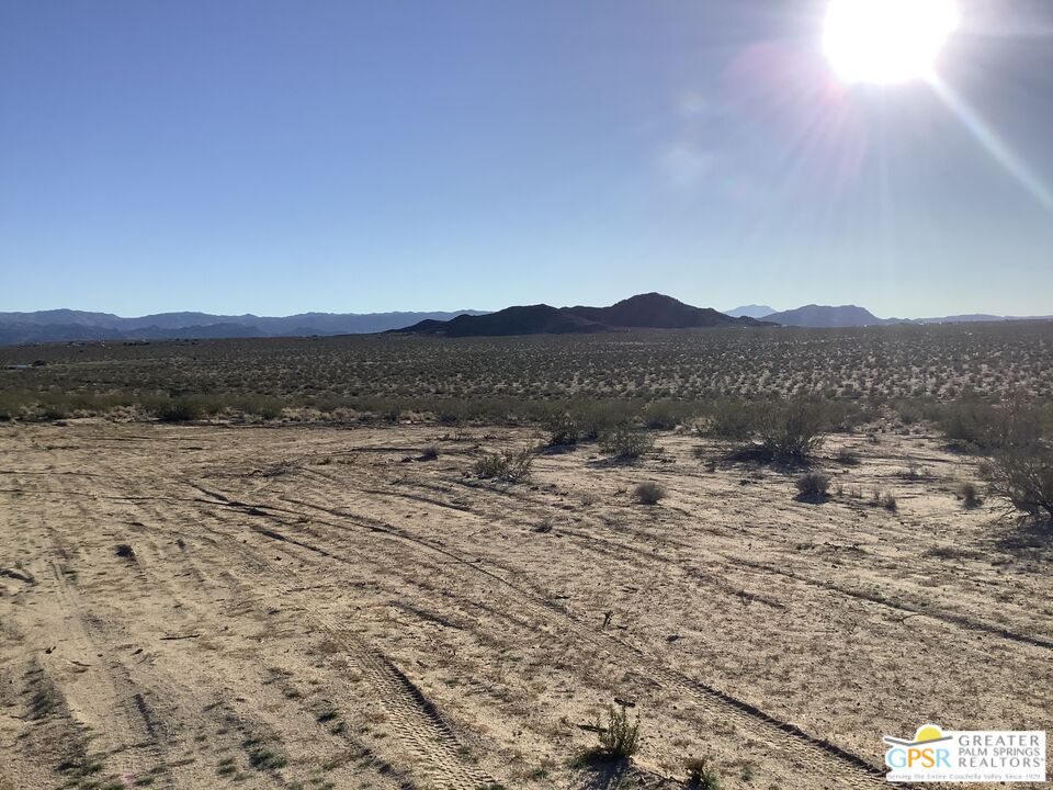0 Winters Road Joshua Tree, CA 92252 - Photo 5 of 30 a view of mountain with sunset in background