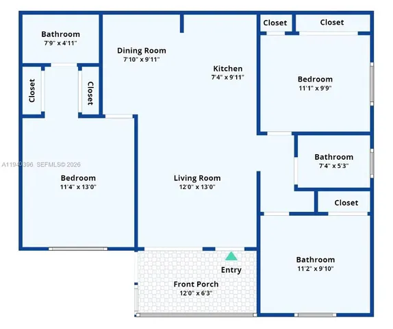 $2,600 | 6545 West 27th Court, Unit 1147, Hialeah, FL 33016