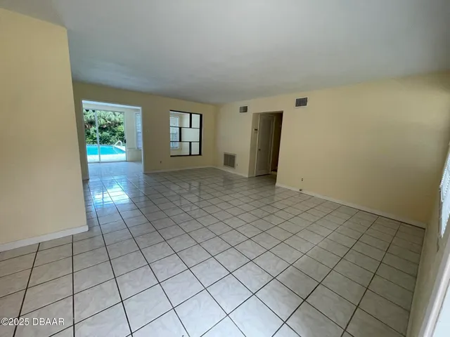 a view of hallway with window