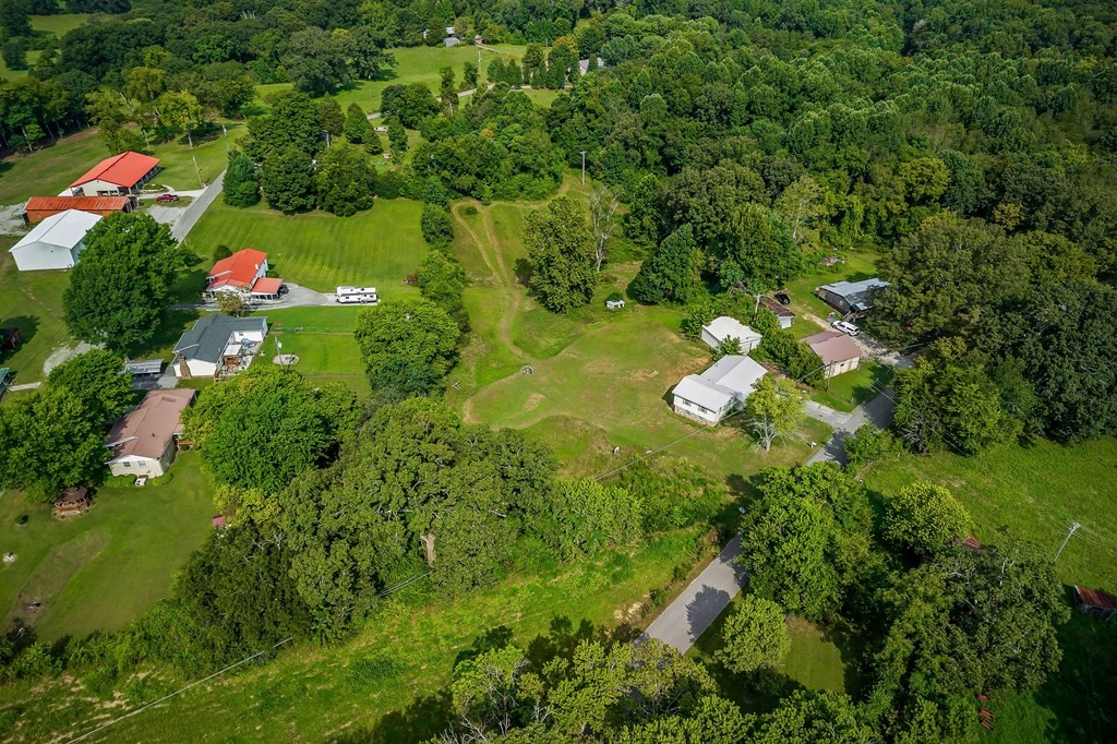87 Camp Overton Road Rock Island, TN 38581 - Photo 39 of 46 an aerial view of residential house with yard and swimming pool