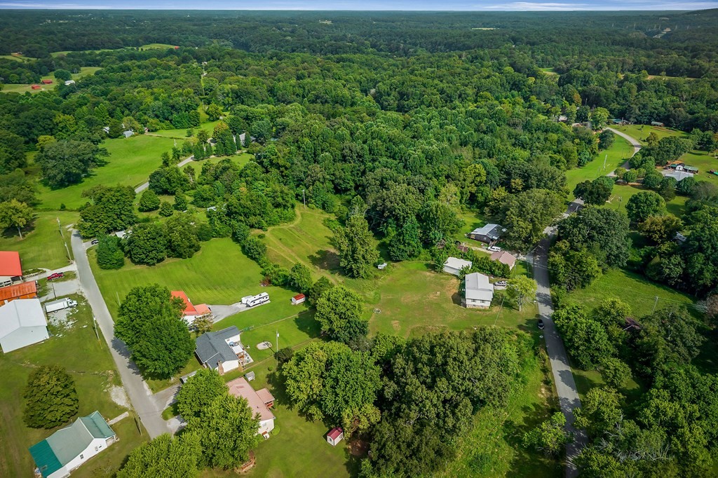 87 Camp Overton Road Rock Island, TN 38581 - Photo 40 of 46 an aerial view of residential houses with outdoor space and trees
