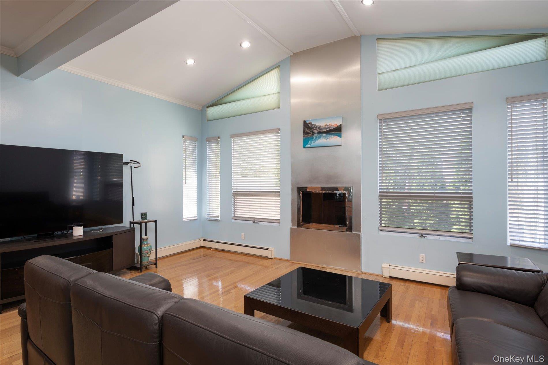 7 Elliot Road Great Neck, NY 11021 - Photo 8 of 24 Great Room/Family Roo with fireplace