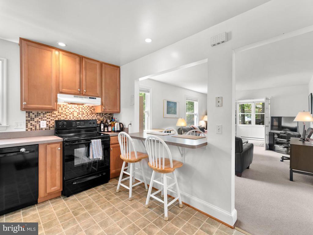 4612 Harvard Road College Park, MD 20740 - Photo 14 of 33 Kitchen/Breakfast Bar overlooking Living Room