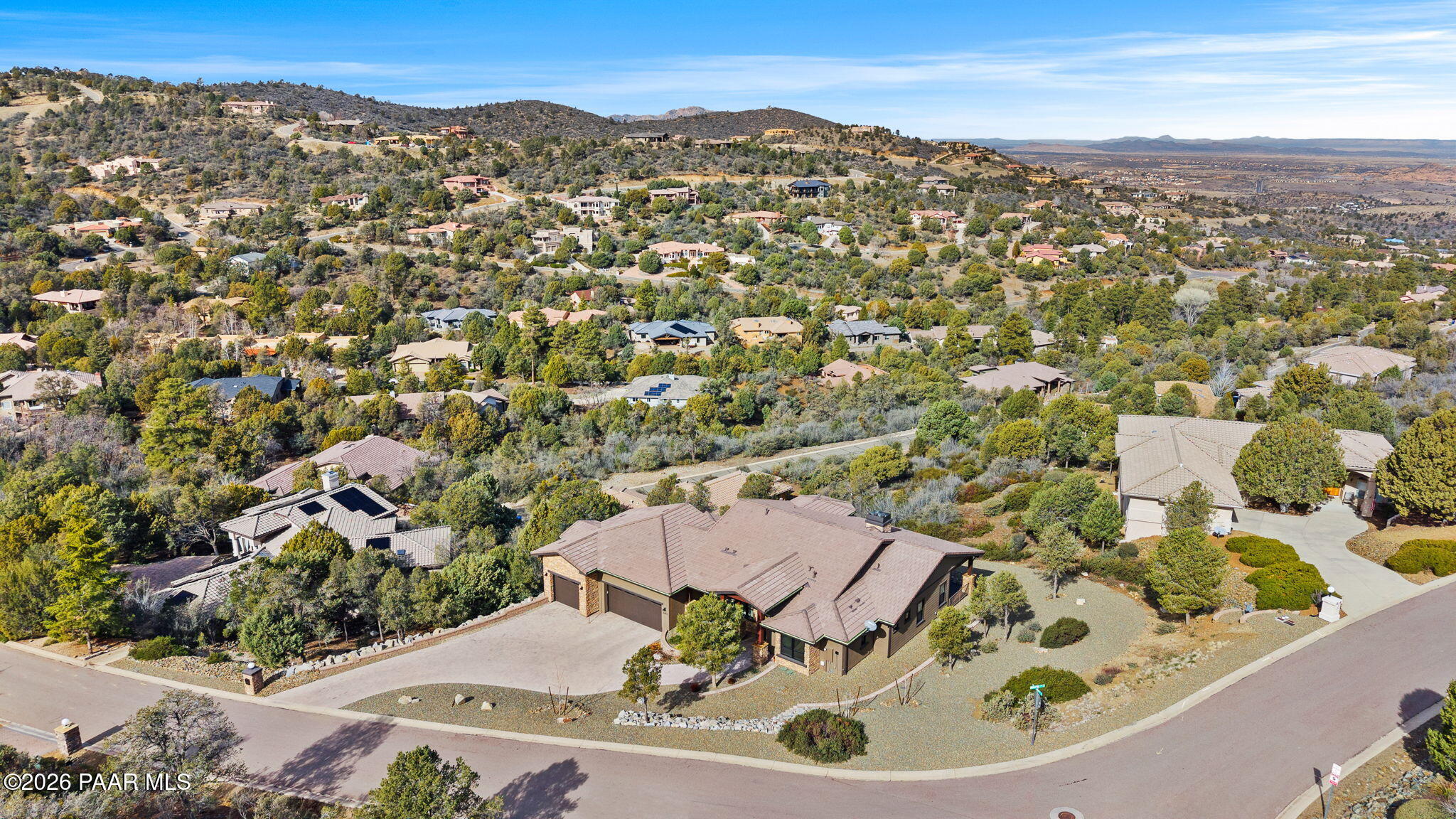3191 Rainbow Ridge Drive Prescott, AZ 86303 - Photo 63 of 67 5-Aerial Front (4)