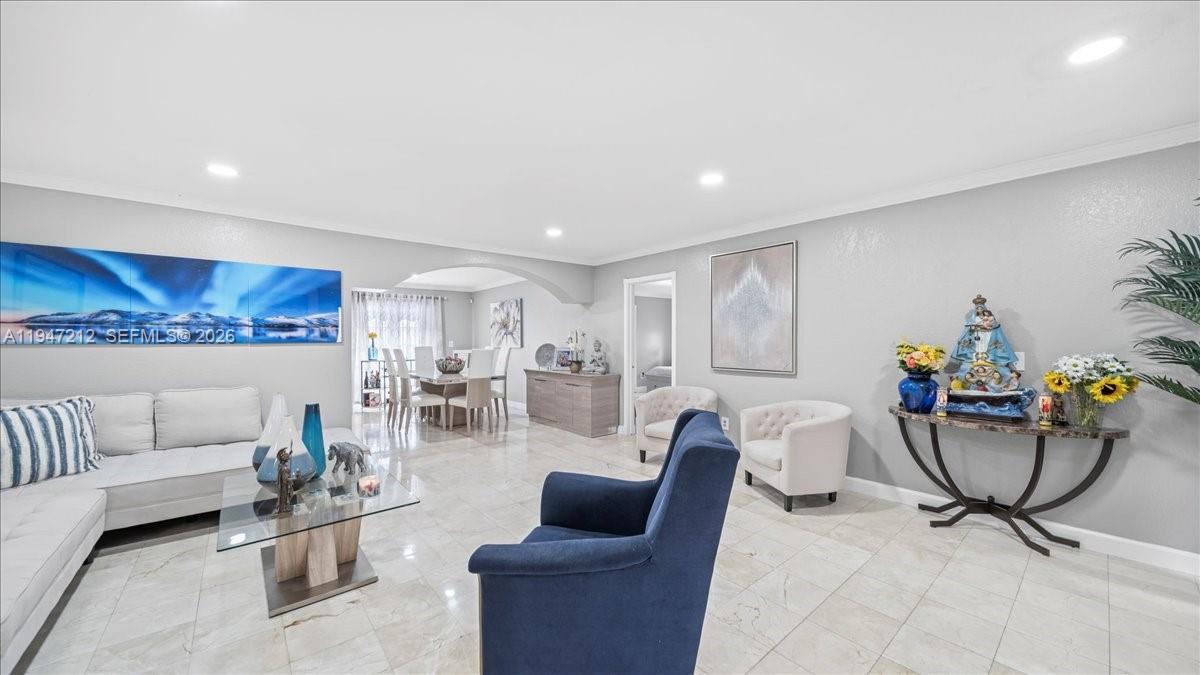13430 Southwest 25th Street Miami, FL 33175 - Photo 31 of 49 a living room with furniture and wooden floor