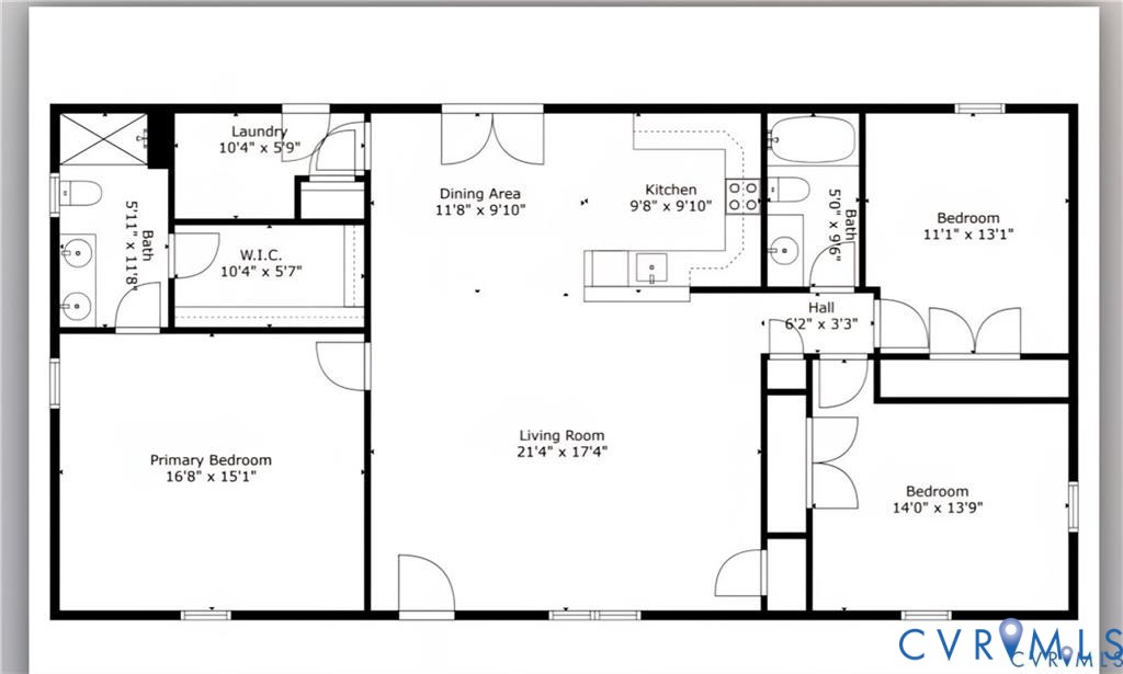 170 Barter Hill Road Cumberland, VA 23040 - Photo 12 of 42 View of room layout