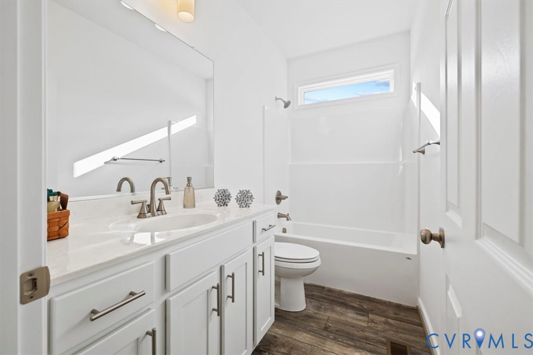 170 Barter Hill Road Cumberland, VA 23040 - Photo 29 of 42 Full bathroom with vanity, bathing tub / shower co