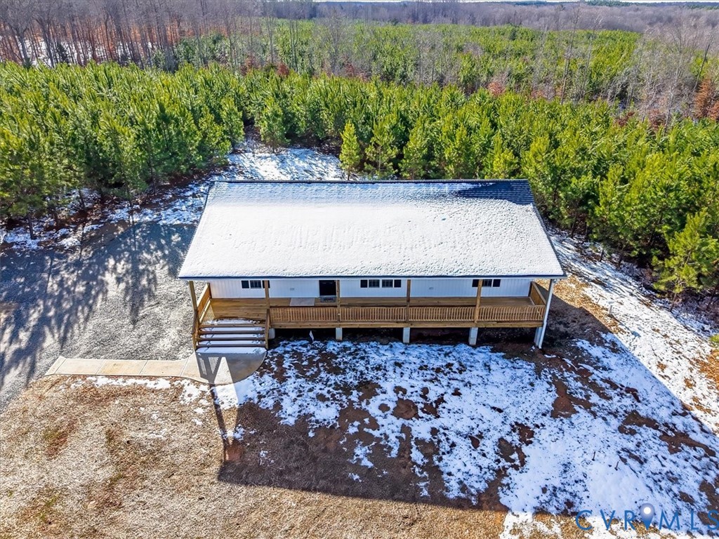 170 Barter Hill Road Cumberland, VA 23040 - Photo 9 of 42 Ariel view of house