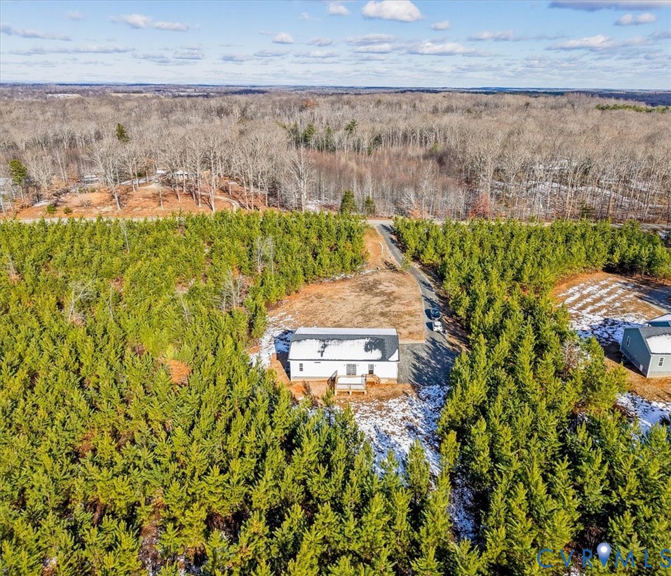 170 Barter Hill Road Cumberland, VA 23040 - Photo 10 of 42 Aerial view of property and surrounding area featu