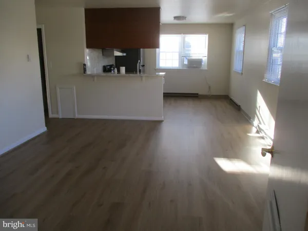 a view of kitchen and windows