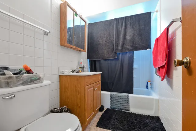 a view of a bike garage