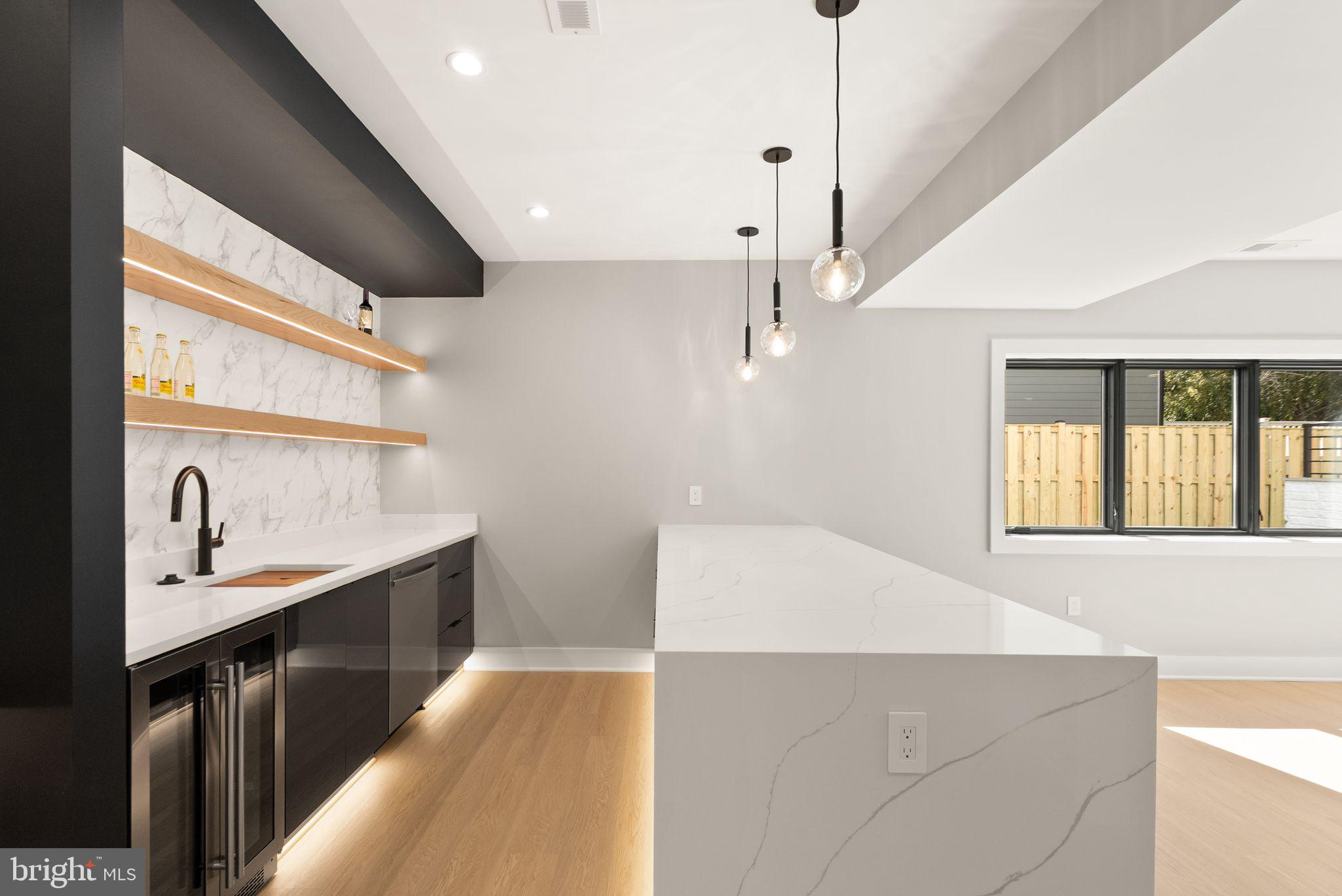 6329 Halsey Road McLean, VA 22101 - Photo 71 of 94 Sleek modern kitchen with elegant finishes.