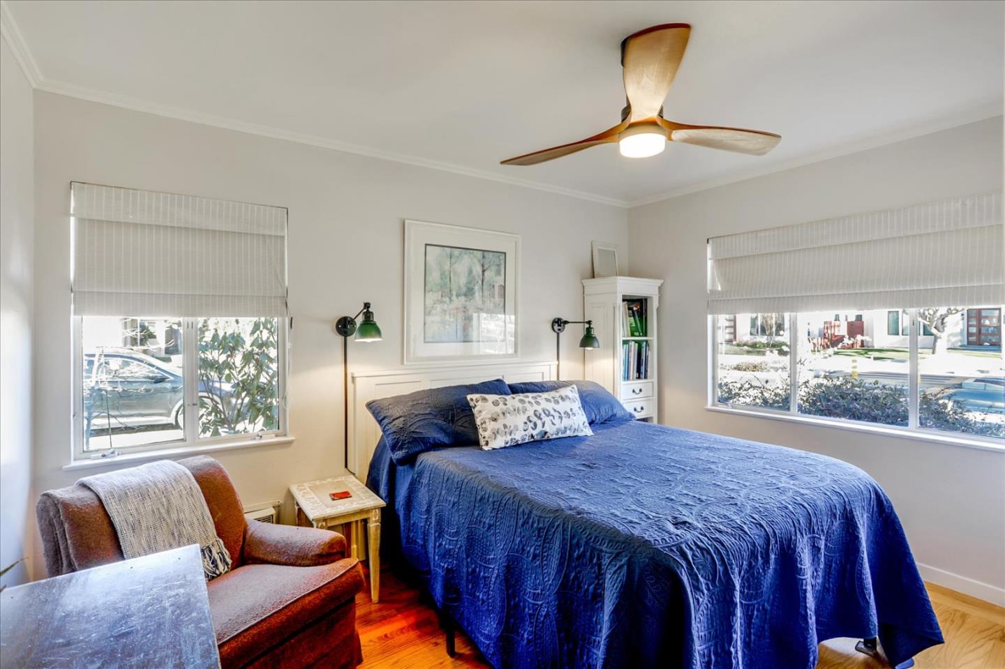 1130 Castro Street Mountain View, CA 94040 - Photo 18 of 37 a bedroom with a large bed and a window