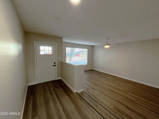 wooden floor in an empty room