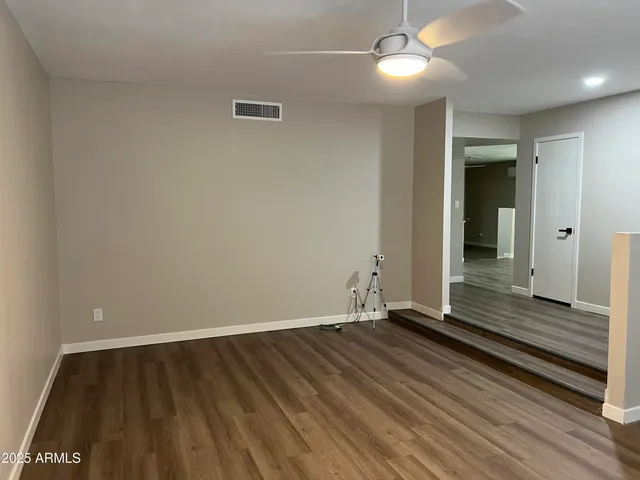 wooden floor in an empty room