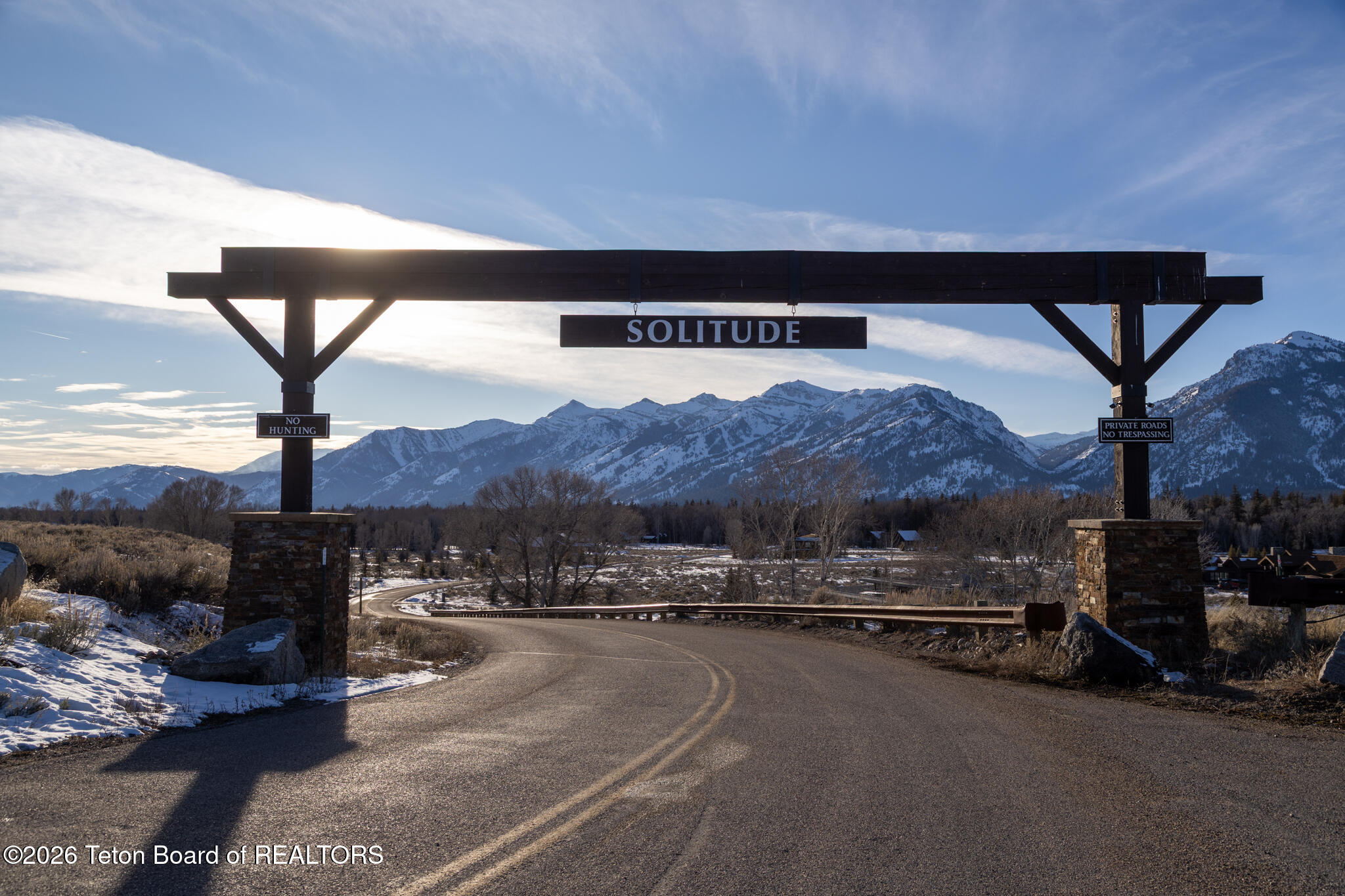 455 East Buck Mountain Road Jackson, WY 83001 - Photo 24 of 26 Solitude Entrance