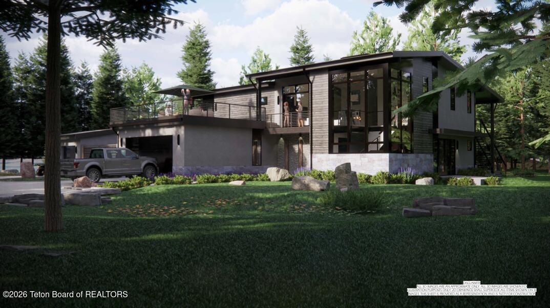 455 East Buck Mountain Road Jackson, WY 83001 - Photo 4 of 26 Rendering