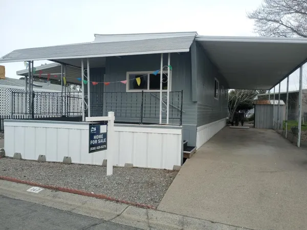 a view of a house with a outdoor space