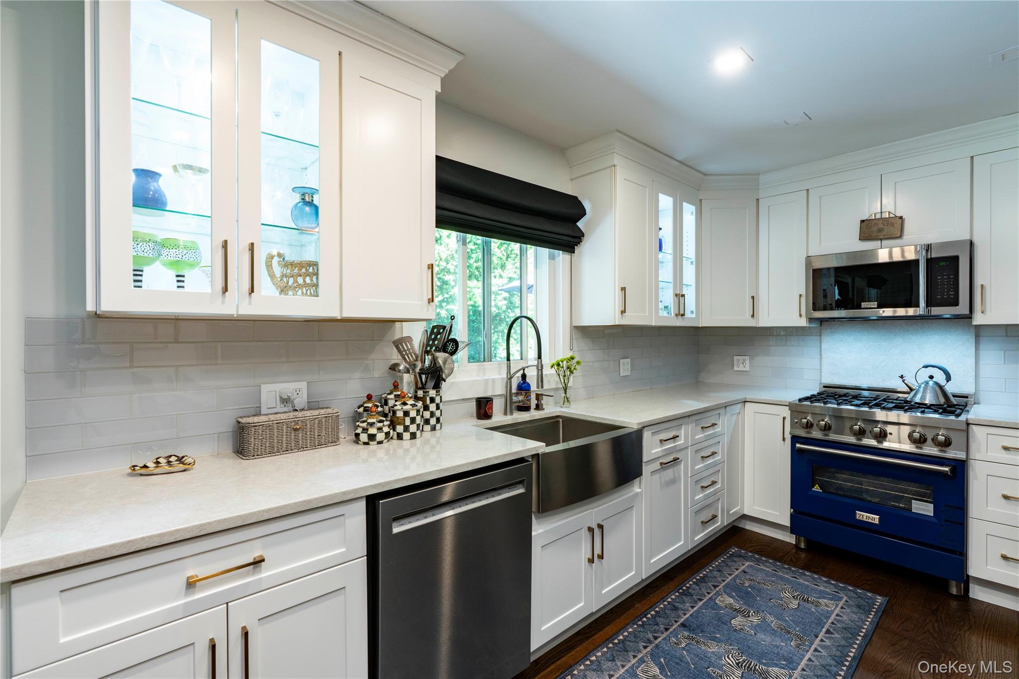 10 Pilgrims Progress Road Rhinebeck, NY 12572 - Photo 18 of 31 Kitchen Large Farm Sink, 6 Burner Propane Range and Oak Floors