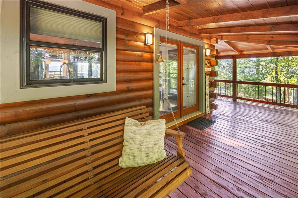 832 Scenic Mountain View Road Blue Ridge, GA 30513 - Photo 3 of 56 a view of entryway with wooden floor