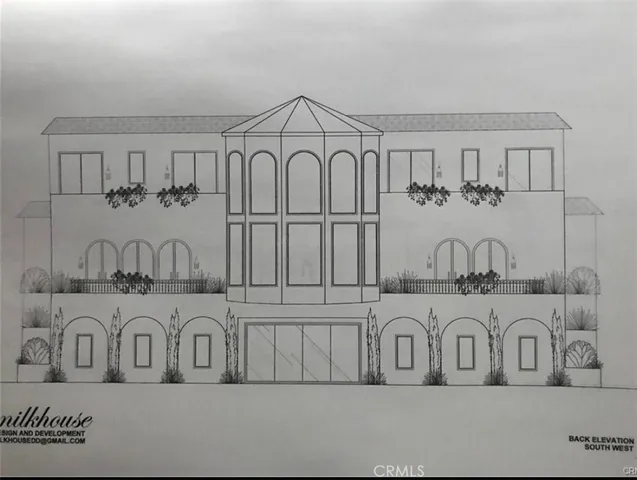 a view of a yard with an outdoor space