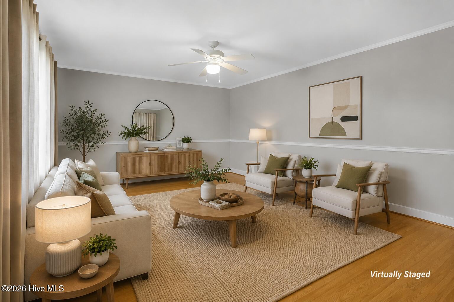 609 Edgehill Road Trent Woods, NC 28562 - Photo 2 of 49 Virtually Staged - Living Room