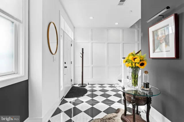 a very nice looking room with a large window