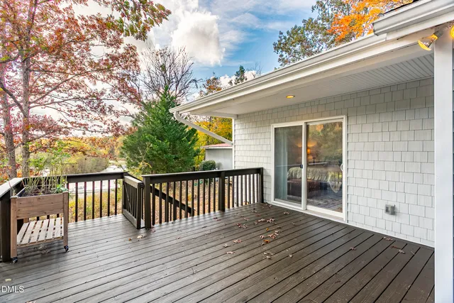 a view of a house with a balcony
