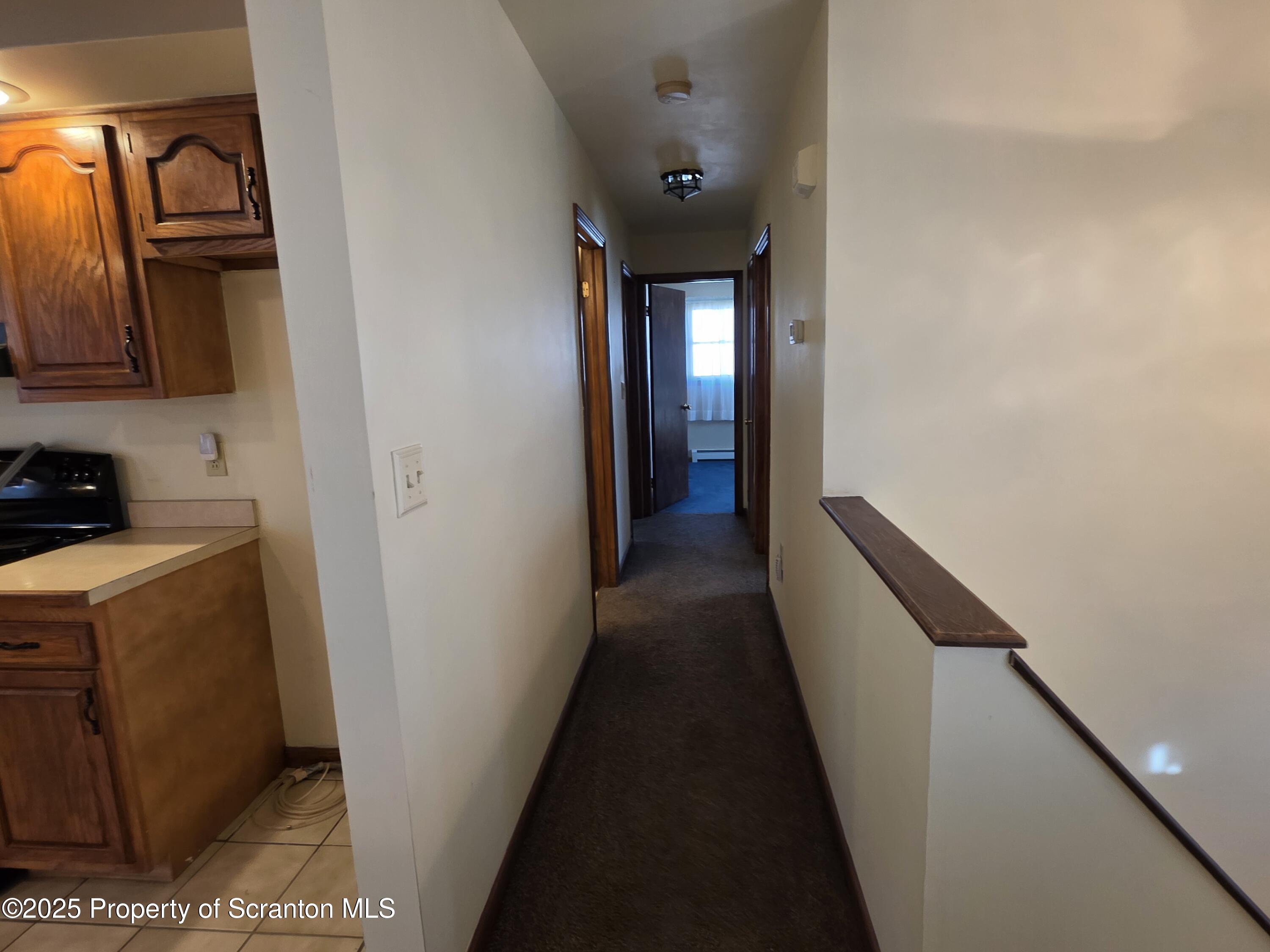 129 Northpoint Drive Olyphant, PA 18447 - Photo 27 of 56 a view of hallway with stairs