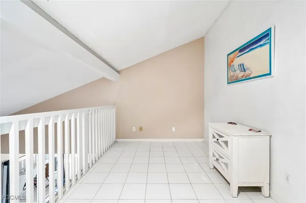 a view of a hallway with closet