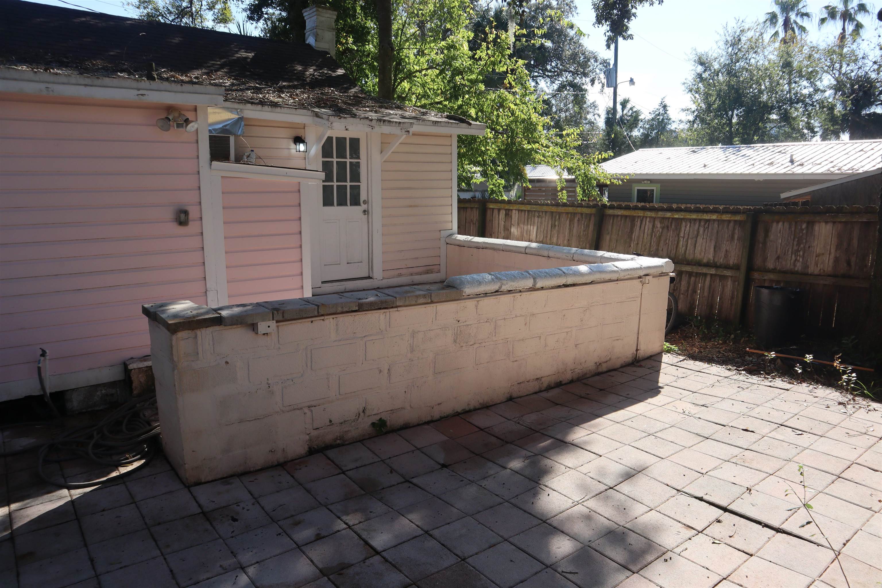 130 Moore Street St. Augustine, FL 32084 - Photo 11 of 27 a view of a backyard with a tub