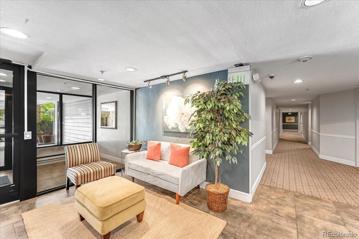 350 Detroit Street, Unit 103 Denver, CO 80206 - Photo 1 of 15 a living room with furniture and a potted plant