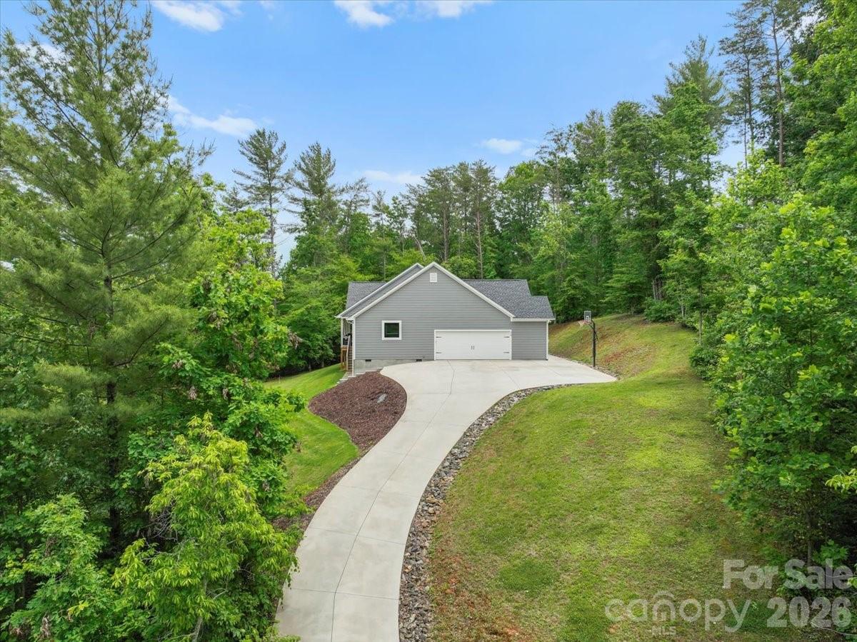 36 Cherry Ridge Lane Weaverville, NC 28787 - Photo 31 of 37 a house view with a outdoor space