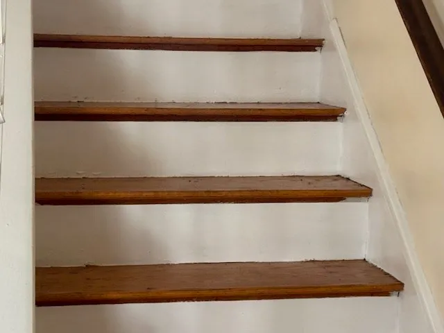 a view of wooden floor